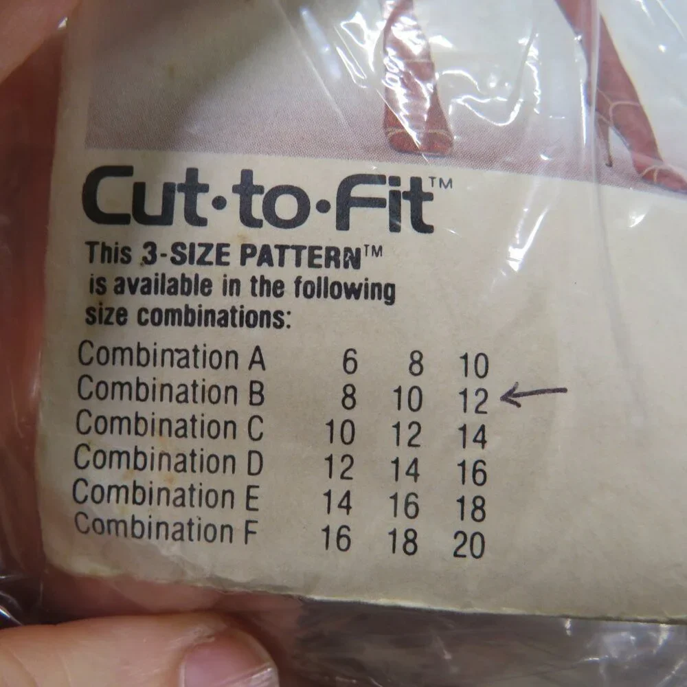 McCalls 7442 EASY Clothing Pattern size 8 Comb. B Dress